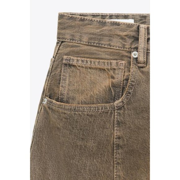 ZARA TRF OVERSIZE LOW-RISE JEANS - Picture 10 of 10